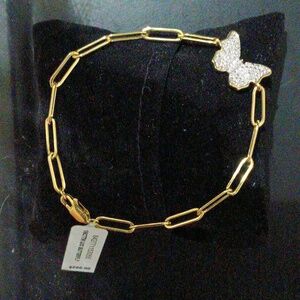 Women's gold link bracelet